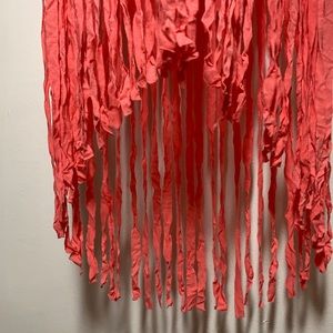Coral Fringe Tee- Shirt